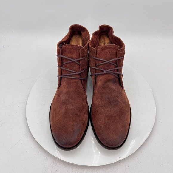 Frye Carly Men Size 11B 3477112 Brown Suede Lace Up Chukka Ankle Pump Boot - Picture 1 of 13